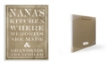 Stupell Industries Nanas Kitchen and Spoiled Grandkids Light Wall Plaque Art, 12.5" x 18.5"